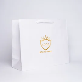 Noblesse personalisierte Papiertüte 53x18x43 CM | SAC PAPIER NOBLESSE PREMIUM | IMPRESSION EN SÉRIGRAPHIE SUR UNE FACE EN UNE...