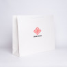 Shopping bag personalizzata Noblesse Laminata 59x15x47 CM | SHOPPING BAG NOBLESSE LAMINATA | STAMPA SERIGRAFICA SU UN LATO IN...
