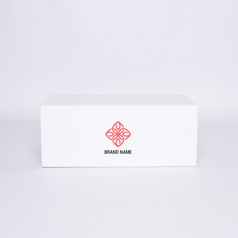 Customized Personalized drawer box Smartflat 37x21x14 CM | SMARTFLAT | IMPRESSION EN SÉRIGRAPHIE SUR UNE FACE EN DEUX COULEURS