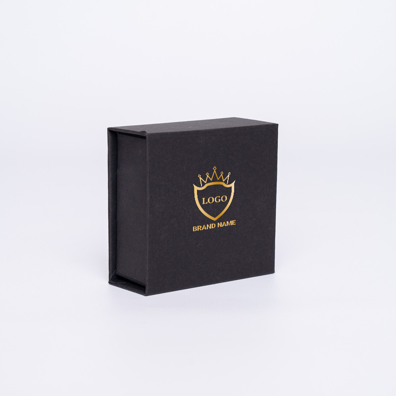 Caja magnética personalizada Sweetbox 7x7x3 CM | SWEET BOX | HOT FOIL STAMPING