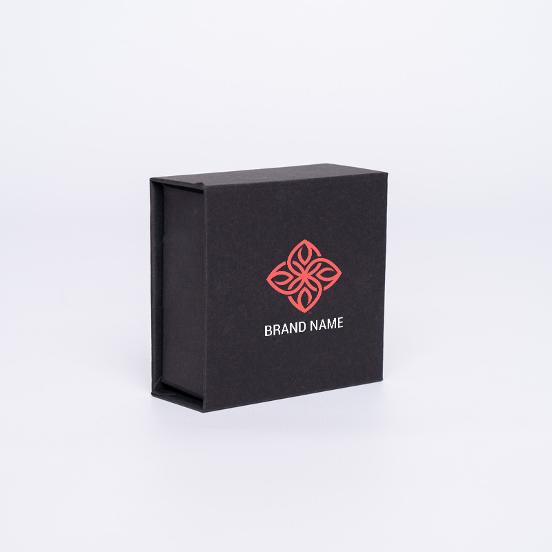 Gepersonaliseerde Gepersonaliseerde magnestische geschenkdoos Sweetbox 7x7x3 CM | SWEET BOX | ZEEFBEDRUKKING OP 1 ZIJDE IN 2 ...