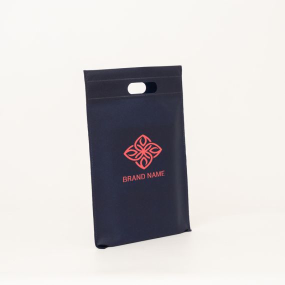 Bolsa de tela no tejida a medida 25x35 CM | BOLSA NO TEJIDA TNT DKT | SERIGRAFÍA A DOS CARAS EN UN COLOR