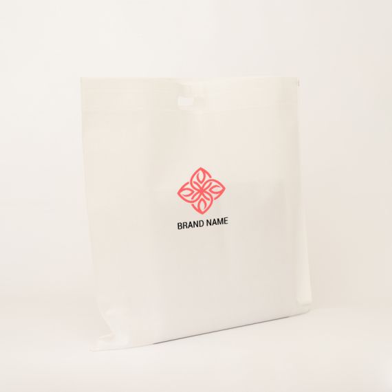 Customized Customized non-woven bag 60x50 CM | NON-WOVEN TNT DKT BAG| SCREEN PRINTING ON ONE SIDE IN TWO COLORS