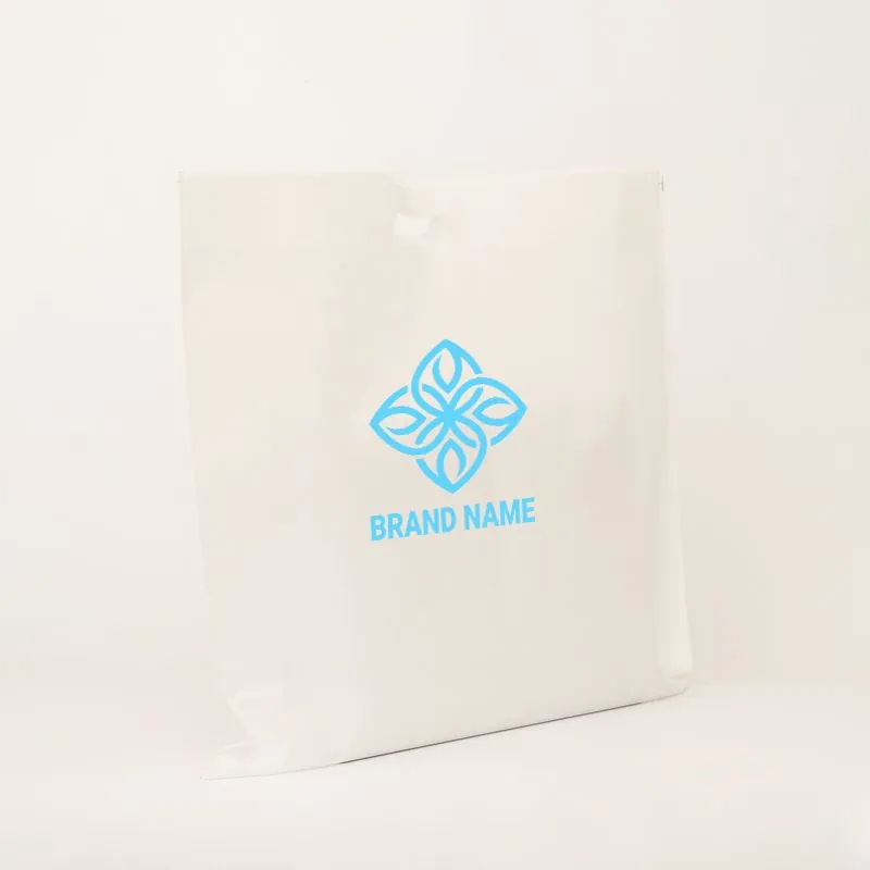 Borsa non tessuta personalizzata 60x50 CM | US TNT DKT BAG | SIEBDRUCK AUF EINER SEITE IN EINER FARBE