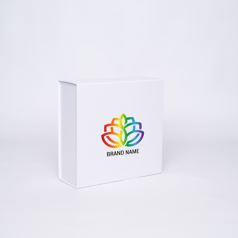 Boîte aimantée personnalisée Wonderbox 15x15x5 CM | WONDERBOX | DIGITAL PRINTING ON FIXED AREA