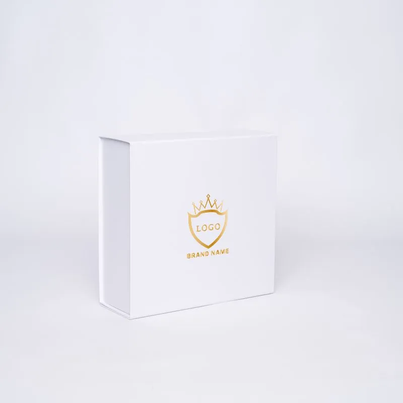 Scatola magnetica personalizzata Wonderbox 15x15x5 CM | WONDERBOX | STANDARD PAPER | HOT FOIL STAMPING