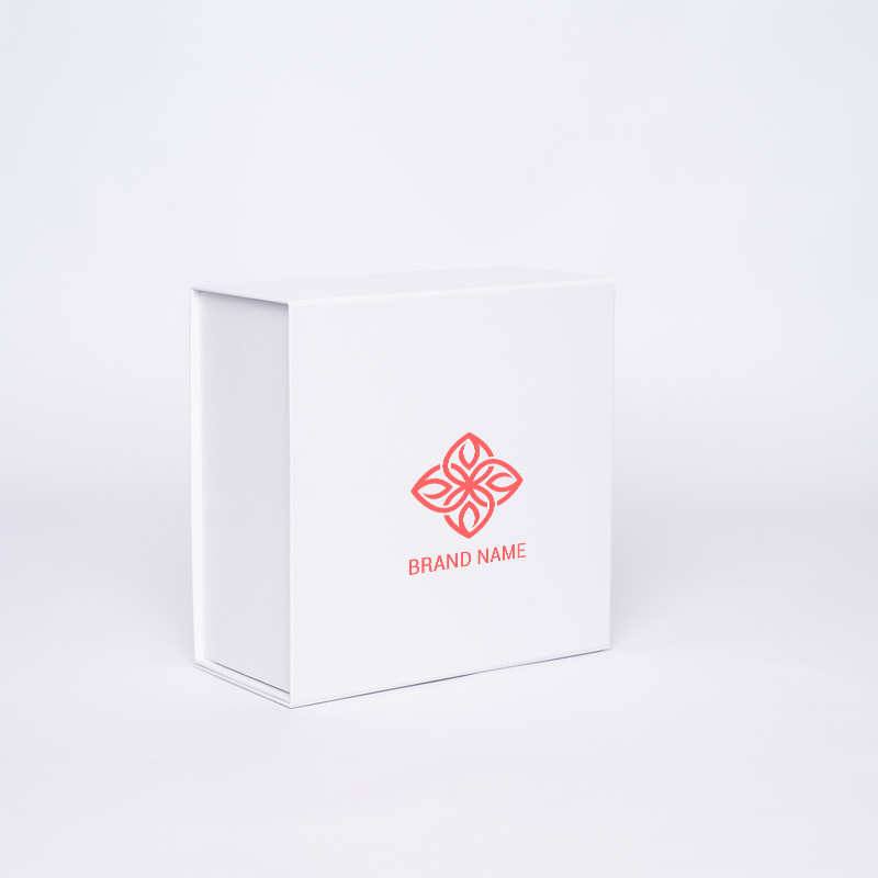 Scatola magnetica personalizzata Wonderbox 22x22x10 CM | WONDERBOX | STANDAARD PAPIER | ZEEFBEDRUKKING OP 1 ZIJDE IN 1 KLEUR