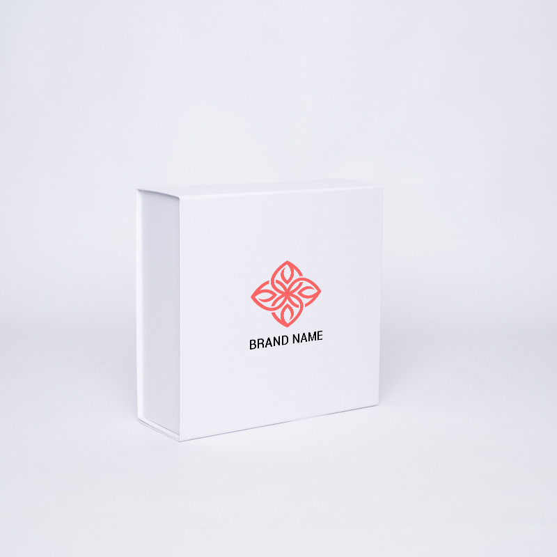 Caja magnética personalizada Wonderbox 25x25x9 CM | WONDERBOX (ARCO) | IMPRESIÓN SERIGRÁFICA DE UN LADO EN DOS COLORES