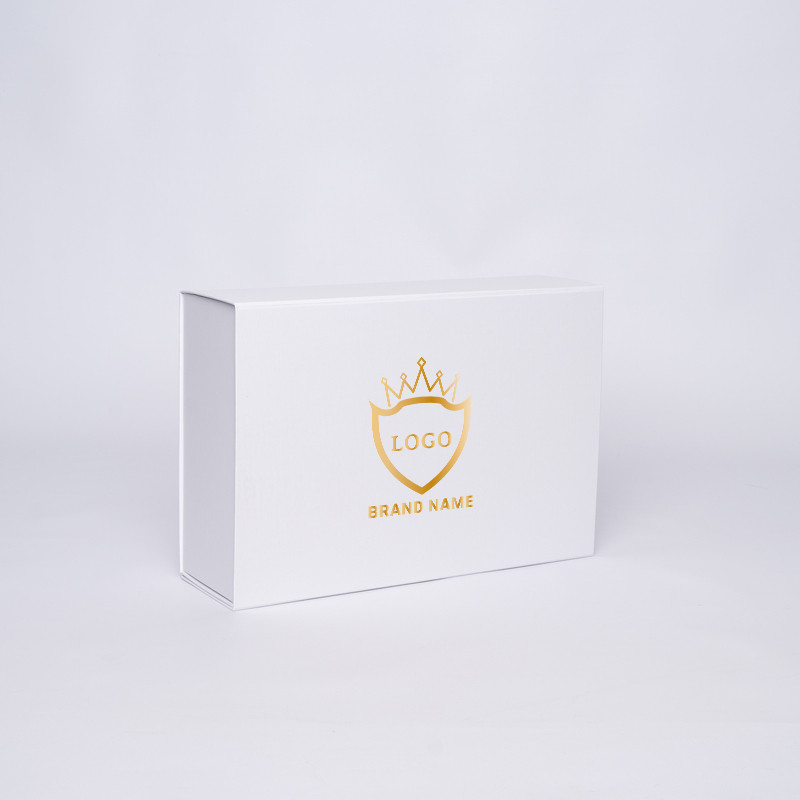 Boîte aimantée personnalisée Wonderbox 33x22x10 CM | WONDERBOX | STANDARD PAPER | HOT FOIL STAMPING