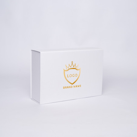Boîte aimantée personnalisée Wonderbox 33x22x10 CM | CAJA WONDERBOX | PAPEL ESTÁNDAR | ESTAMPADO EN CALIENTE
