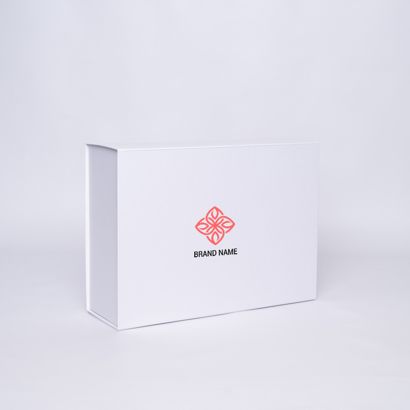 Scatola magnetica personalizzata Wonderbox 38x28x12 CM | WONDERBOX (ARCO) | STAMPA SERIGRAFICA SU UN LATO IN DUE COLORI