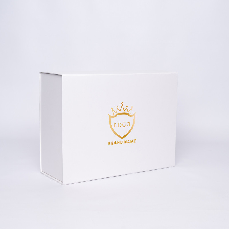 Boîte aimantée personnalisée Wonderbox 40x30x15 CM | WONDERBOX |PAPIER STANDARD | IMPRESSION À CHAUD