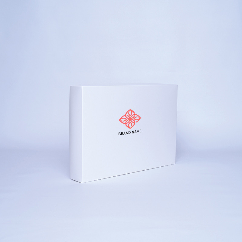 Customized Personalized foldable box Campana 37x26x6 CM | CAMPANA | SCREEN PRINTING ON ONE SIDE IN TWO COLOURS