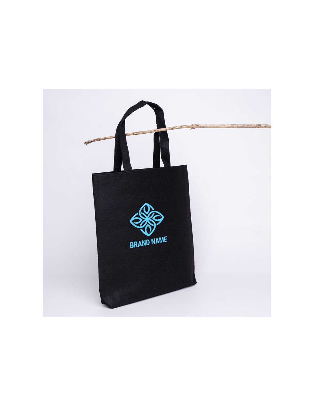 Customized Personalized reusable felt bag 41x41 +7 CM | TOTE FELT BAG | SCREEN PRINTING ON ONE SIDE IN ONE COLOUR