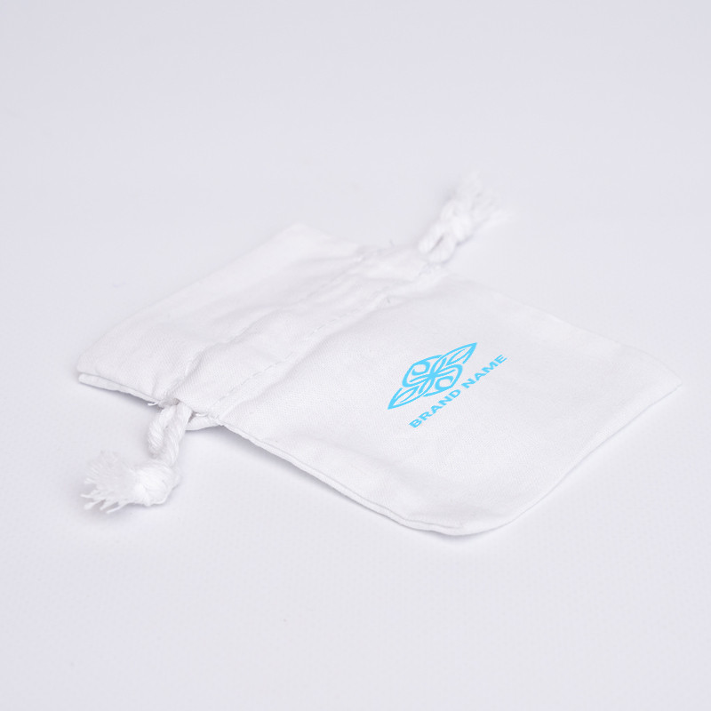 Customized Personalized cotton pouch 9x12 CM | COTTON POUCH | SCREEN PRINTING ON ONE SIDE IN ONE COLOUR