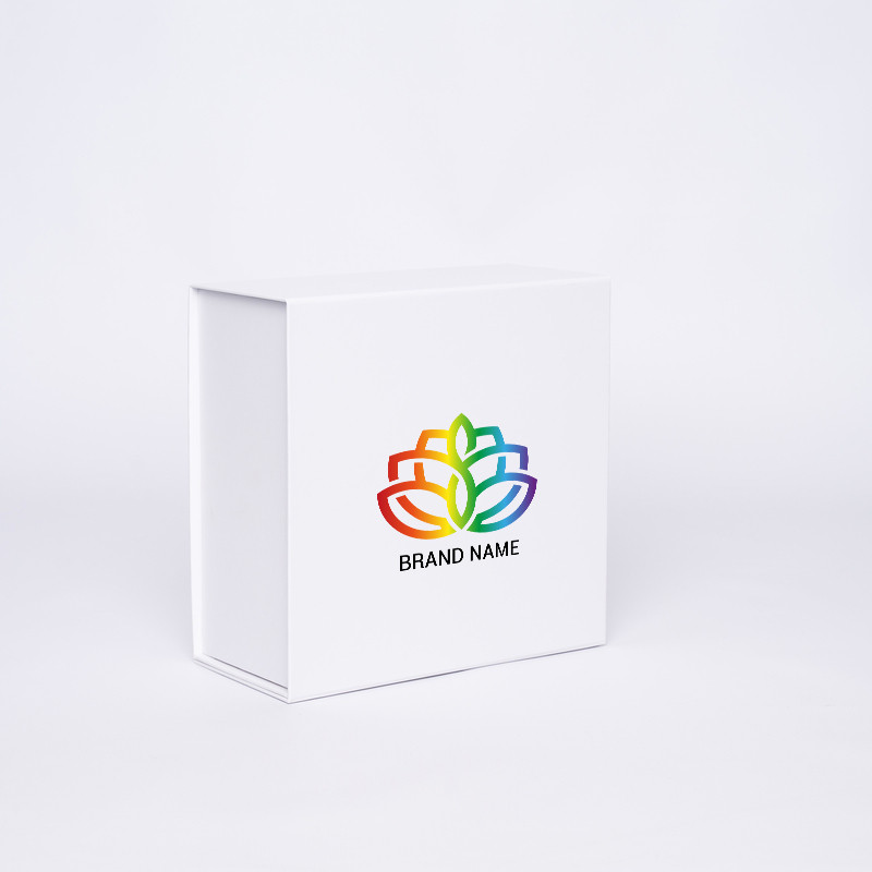 Boîte aimantée personnalisée Wonderbox 22x22x5 CM | WONDERBOX | IMPRESSION NUMERIQUE ZONE PRÉDÉFINIE