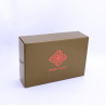 Gepersonaliseerde Personaliseerbare gelamineerde postpack 41x41x20,8 CM | POSTPACK GEPLASTIFICEERDE | ZEEFBEDRUKKING OP 1 ZIJ...