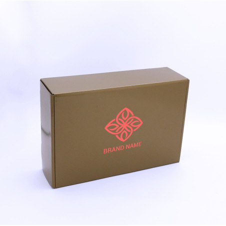 Gepersonaliseerde Personaliseerbare gelamineerde postpack 42,5x31x15,5 CM | POSTPACK PLASTIFIÉ | IMPRESSION EN SÉRIGRAPHIE SU...