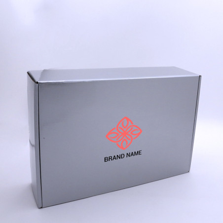 Customized Laminated Postpack 42,5x31x15,5 CM | LAMINATED POSTPACK | SCREEN PRINTING ON ONE SIDE IN TWO COLOURS