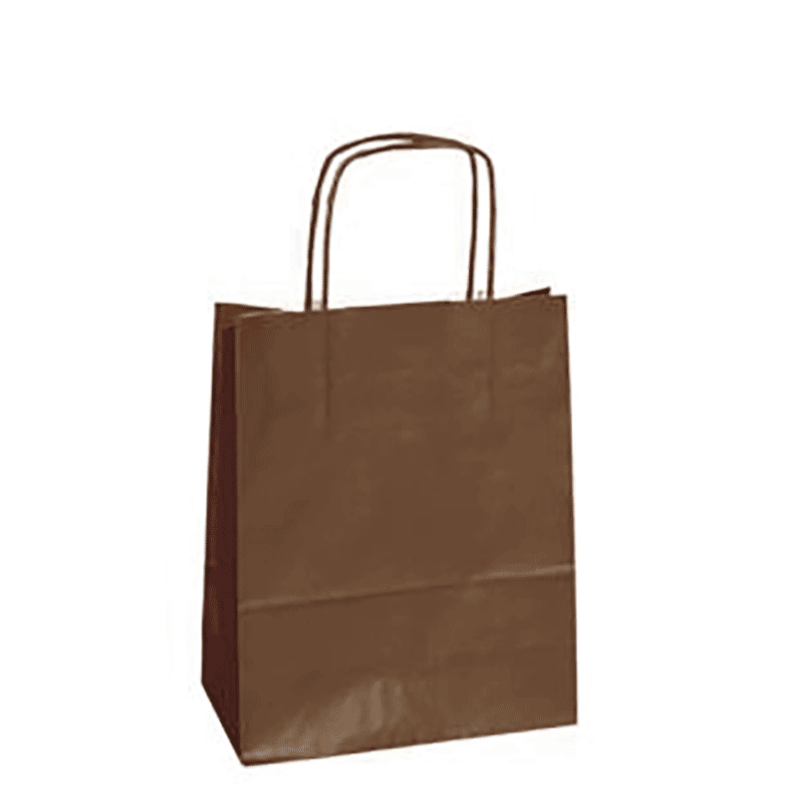 Customized 54x14x45 54x14x45 CM | PAPER BAG SAFARI | FLEXO PRINTING IN ONE COLOR ON PRE-DEFINED AREAS ON BOTH SIDES