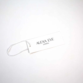 Gepersonaliseerde HANGTAG 50*90 MM HANGTAG | 1 KLEUR HOT FOIL PRINT AAN 1 OF 2 ZIJDEN