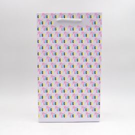 Gepersonaliseerde Gepersonaliseerde Noblesse papier zak 22x10x38 CM | SAC PAPIER NOBLESSE | IMPRESSION OFFSET SUR L'ENSEMBLE ...