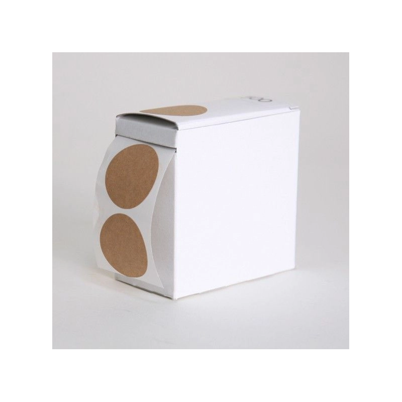 Ronde sticker | Zonder bedrukking - Gepersonaliseerde stickers - Centuryprint