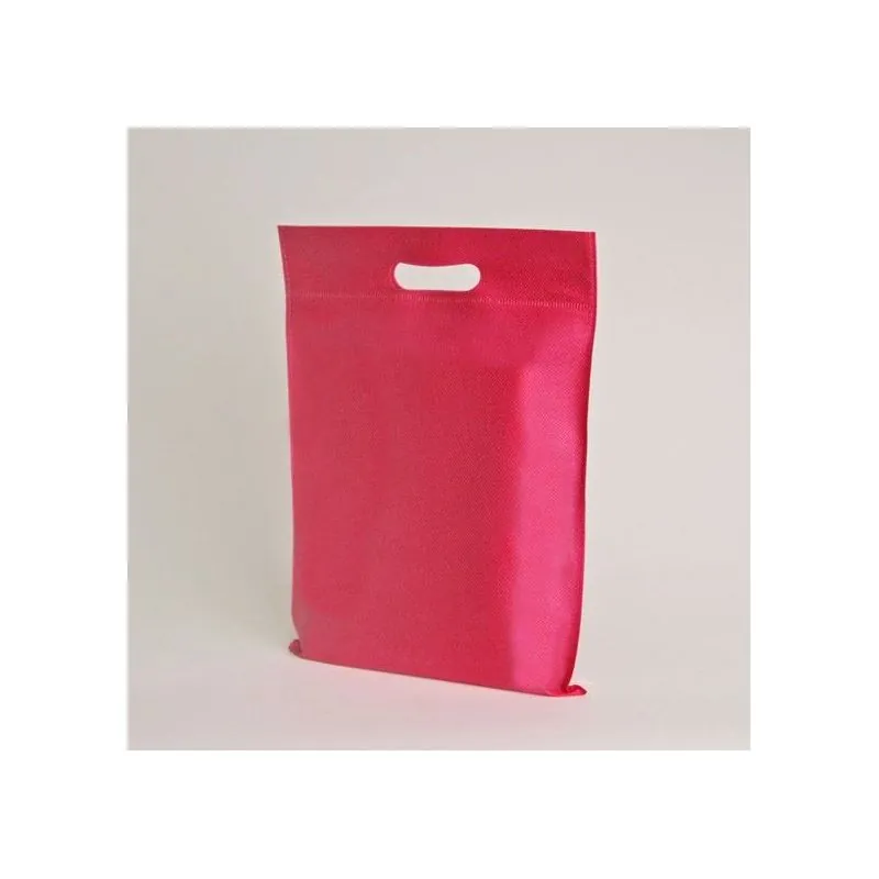 Bolsas de tela no tejida Bolso US-TNT DKT con asas cortadas Bolsas de tela no tejida Bolso US-TNT DKT con asas cortadas