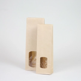 Customized Paper pouches With window Ecopack