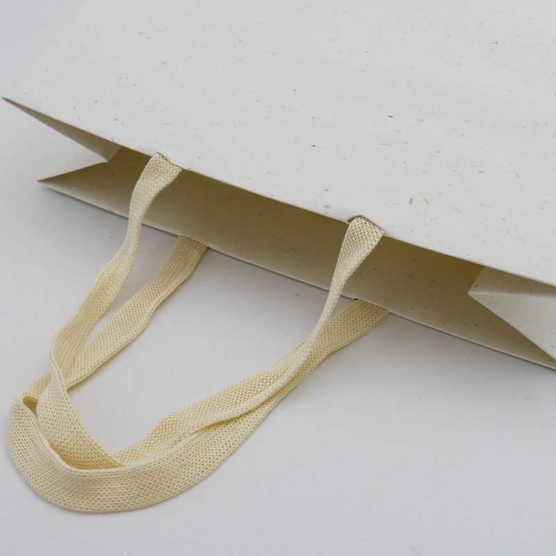 Taschen mit Seil- oder Bandgriffen 100% recycelbare NOBLESSE HIGHCARE Papiertüten