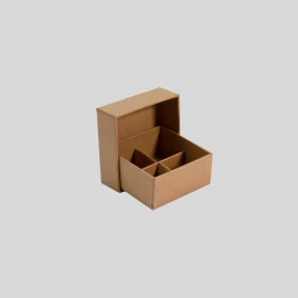 TWINPART | 6X6X2,9 CM | BOX MIT DECKEL UND EINSATZ