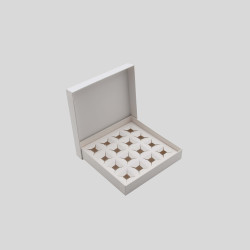 TWINPART | 16.5X16.5X2.7 CM | BOX WITH LID AND INSERT