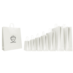 SAFARI BAG | WHITE KRAFT | ECO PAPER BAG