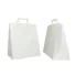 WITTE KRAFT BOX TAS MET PLATTE HANDVATTEN