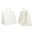 WITTE KRAFT BOX TAS MET PLATTE HANDVATTEN