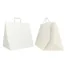 WITTE KRAFT BOX TAS MET PLATTE HANDVATTEN
