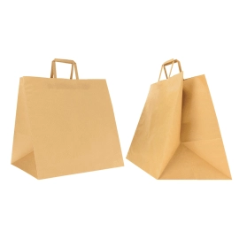 NATUUR KRAFT BOX TAS MET PLATTE HANDVATTEN