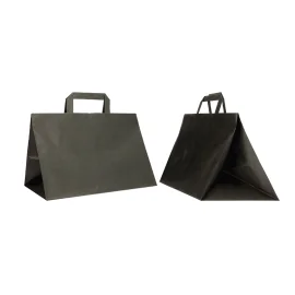 FARBIGEN BOX-TASCHE MIT FLACHEN GRIFFEN