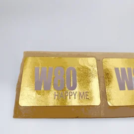 3x3 CM | STICKER | HOT FOIL PRINTING - Customizable stickers | Cent...