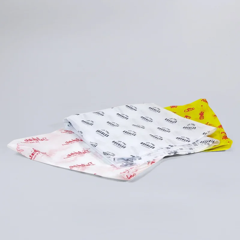 Custom tissue paper with logo for refined packaging