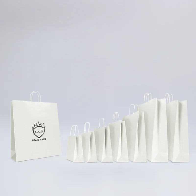 SAFARI BAG | WHITE KRAFT | ECO PAPER BAG - Personalized shopping bag Safari - Centuryprint