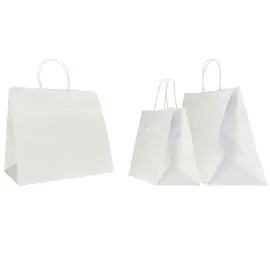 BOLSA DE PAPEL SAFARI DE COLORES CON ASAS TORCIDAS