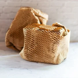 PAPEL DE REGALO EN FORMA DE PANAL