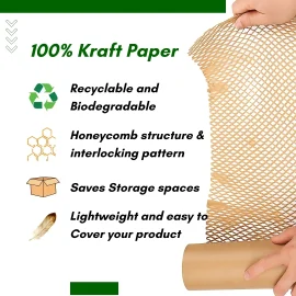 PAPEL DE REGALO EN FORMA DE PANAL