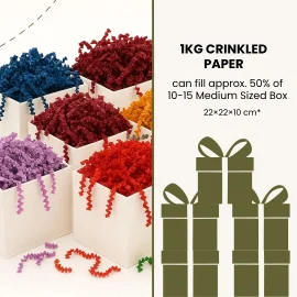 Shredded « Fluffy » paper filler for boxes