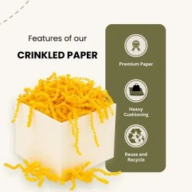 Shredded « Fluffy » paper filler for boxes