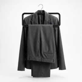 Premium Closed-Loop Frame Hanger with Metal Swivel Hook | Black | 4...