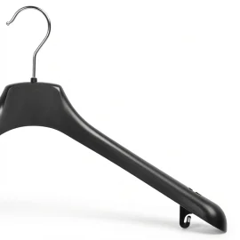 Heavy-Duty Shoulder Hanger | Anti-Slip Skirt Notches | Chrome Swive...