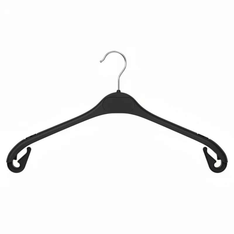Cintre haut de gamme | Encoches antidérapantes profilées | Noir | Tailles&nbsp;: 26 à 43&nbsp;cm - Cintres - Centuryprint