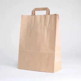 SAC PAPIERPOIGNÉE PLATE | 26X11X35